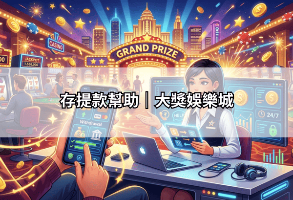 存提款幫助｜大獎娛樂城