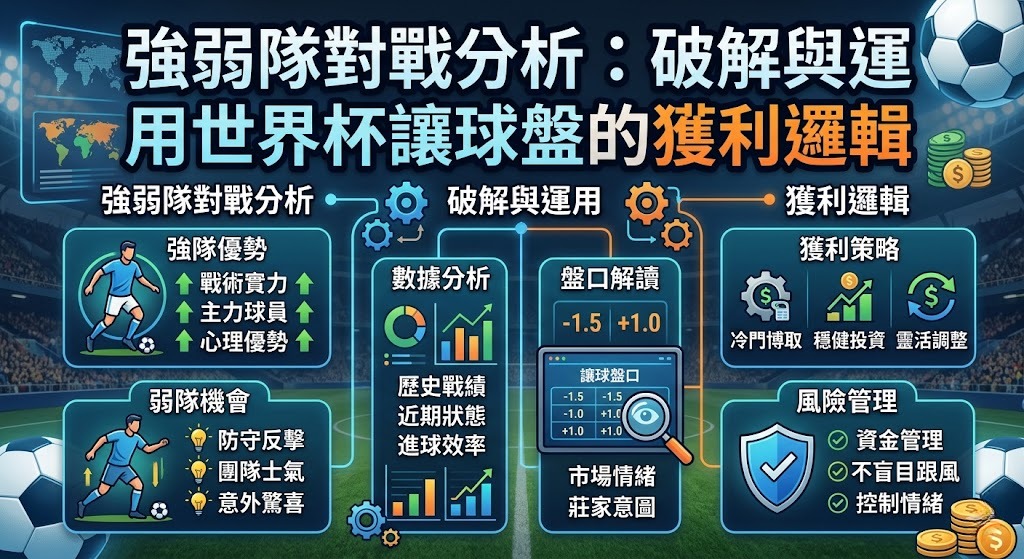 破解與運用世界杯讓球盤的獲利邏輯