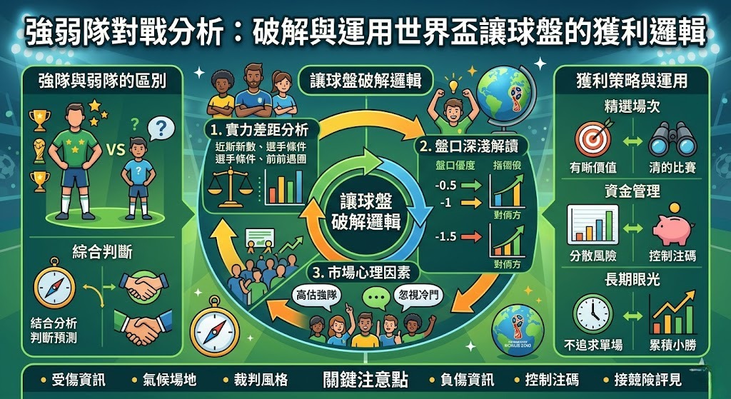 破解與運用世界杯讓球盤的獲利邏輯