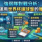 破解與運用世界杯讓球盤的獲利邏輯