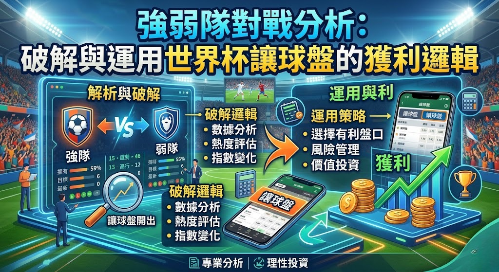破解與運用世界杯讓球盤的獲利邏輯