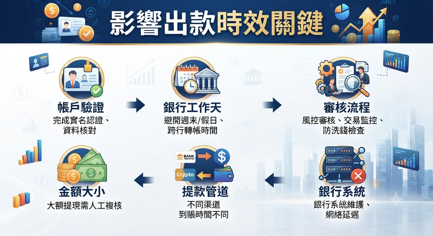 影響出款時效關鍵
