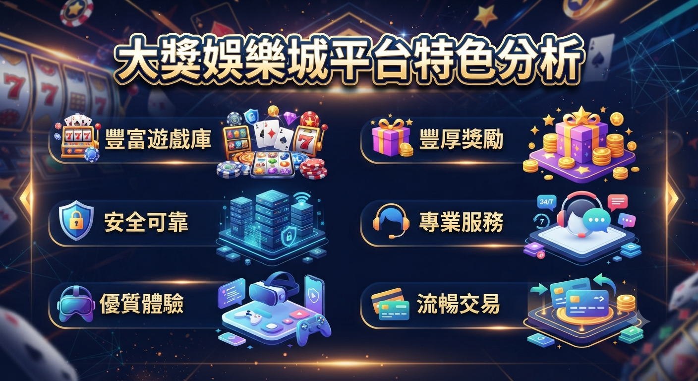 大獎娛樂城平台特色分析