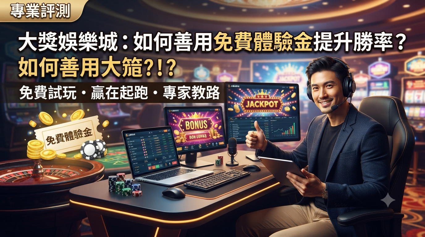 專業評測大獎娛樂城：如何善用免費體驗金提升勝率？