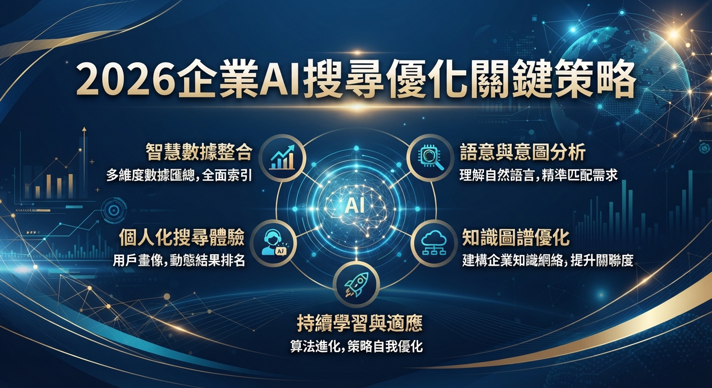 2026企業AI搜尋優化關鍵策略
