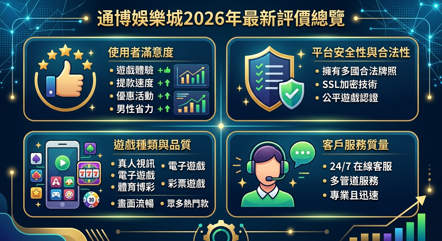 通博娛樂城2026年最新評價總覽
