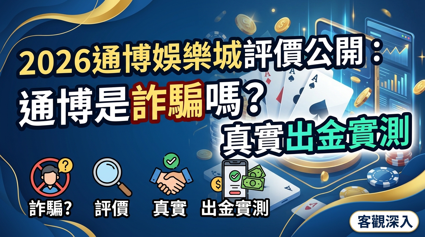 2026通博娛樂城評價公開：通博是詐騙嗎？真實出金實測