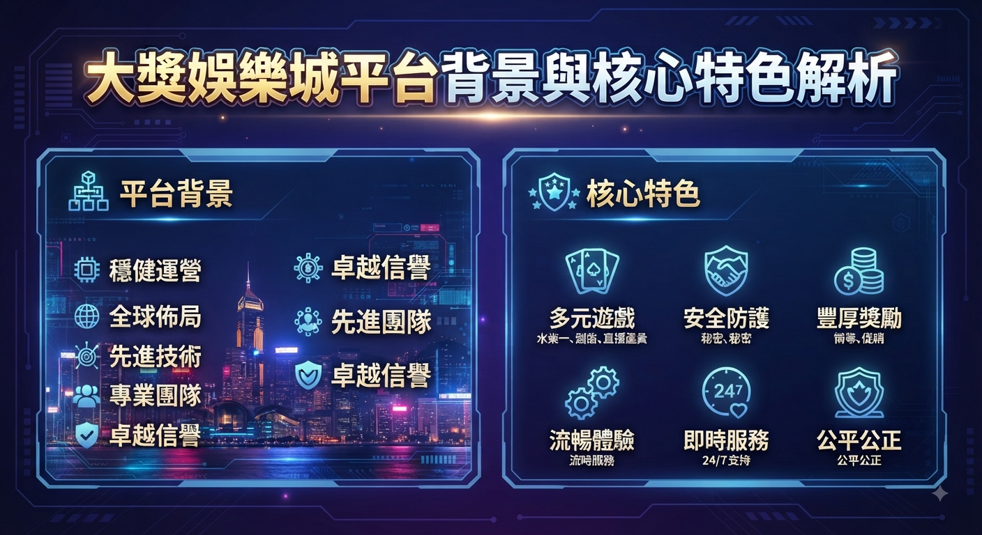 大獎娛樂城平台背景與核心特色解析
