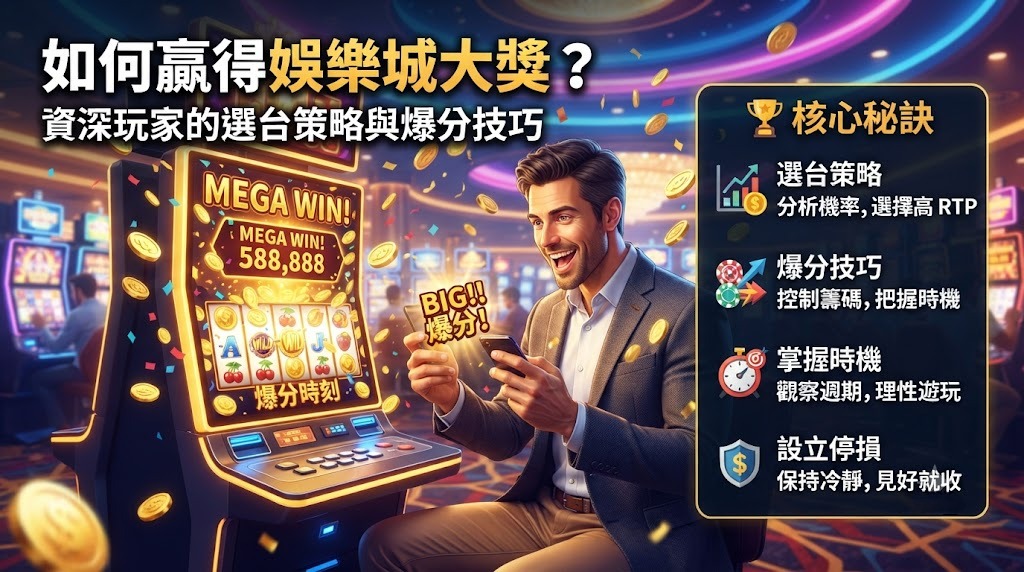 如何贏得娛樂城大獎？資深玩家的選台策略與爆分技巧
